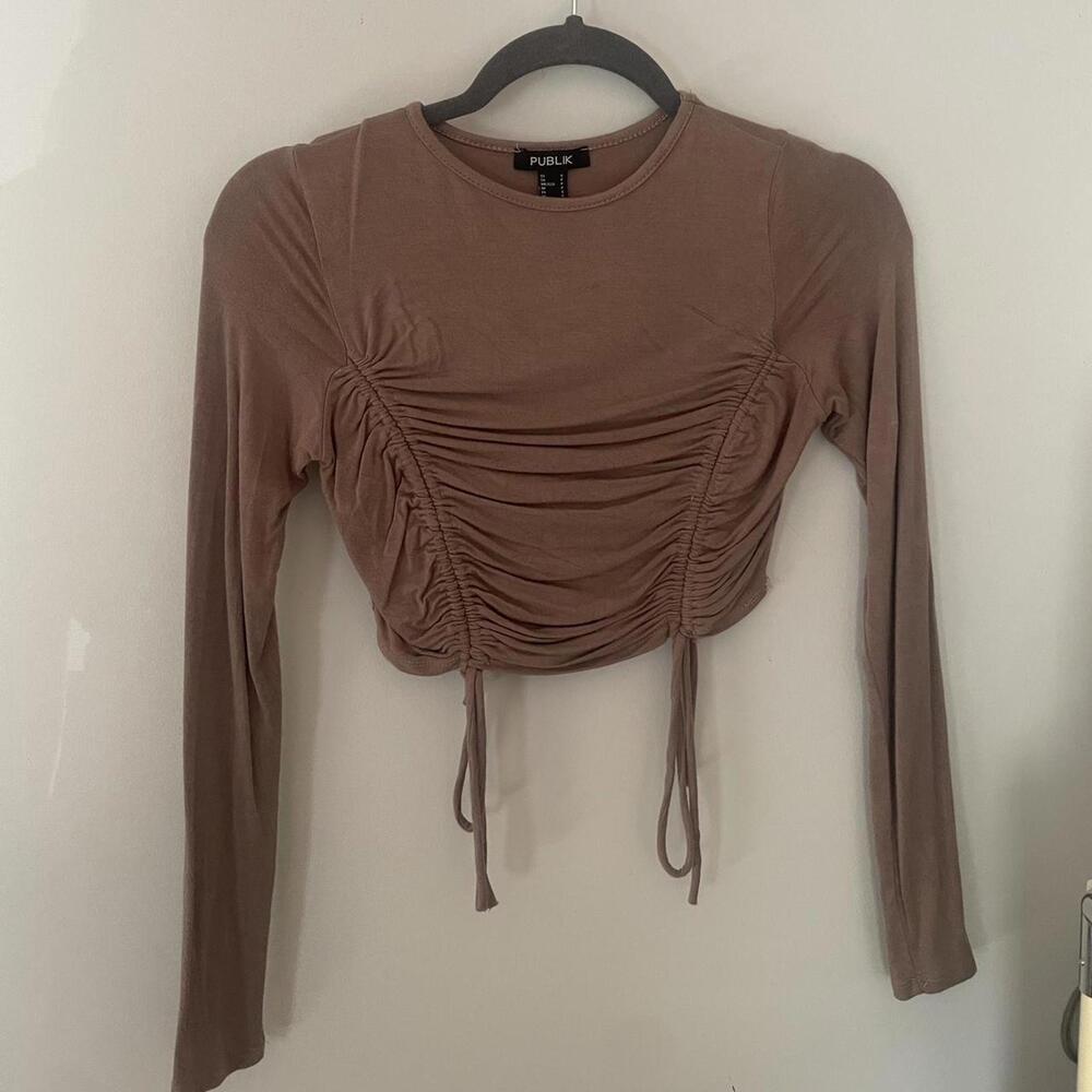 Publik long sleeve crop top